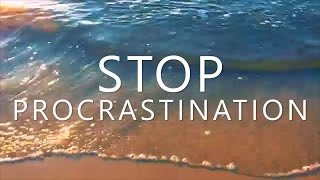 Hypnosis to Stop Procrastination Overcome Anxiety Perfectionism amp Stop Procrastinating [upl. by Renrut112]