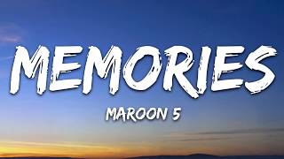 Maroon 5  Memories Lyrics Memories Bring Back You  Top YouTube Music [upl. by Nerwal]