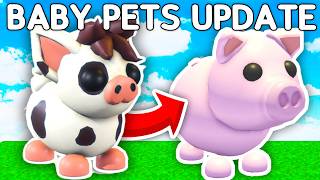 Adopt Me BABY PETS Update [upl. by Eryn]