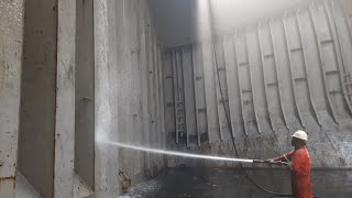 INSIDE the Cargo Hold Of Mega Bulk Carrier SHIP [upl. by Haleeuqa637]