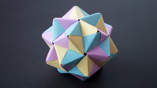 Origami Modular Icosahedron [upl. by Gelasius]