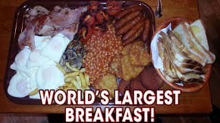 Worlds LARGEST Breakfast Challenge Defeated TWICE [upl. by Anegue]