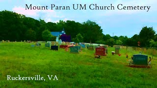 Mount Paran UM Church Cemetery  Ruckersville VA [upl. by Arahas67]