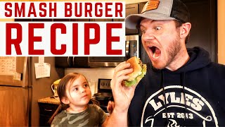 How to Make Smash Burgers at Home  Easy Recipe [upl. by Susejedesoj494]