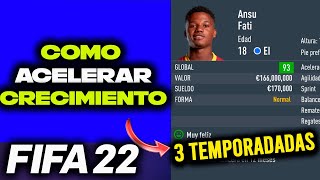 Como SUBIR la MEDIA de Tus JUGADORES en FIFA 22 Modo Carrera [upl. by Oppen]