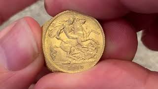 10 Half Sovereigns recent coin buy [upl. by Jere]