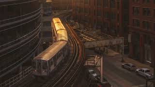 9 Hours Sounds of Chicago Ambience 3D City Noises of Downtown HD [upl. by Ellered]