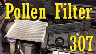 How to change the Pollen Filter on a Peugeot 307 [upl. by Sotos]