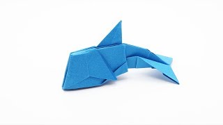 ORIGAMI DOLPHIN Jo Nakashima [upl. by Merchant]