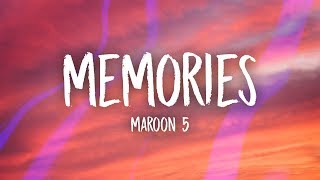 Maroon 5  Memories Lyrics [upl. by Mehta516]