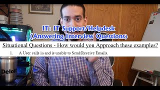 IT IT SupportHelpdesk Interview Questions [upl. by Coulter]