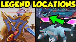 LEGENDARY PAL LOCATIONS HOW TO GET LEGENDARY PALS IN PALWORLD [upl. by Barna378]