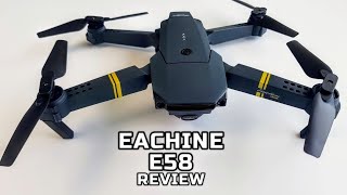 Eachine E58 Drone Unboxing and Review [upl. by Boykins532]