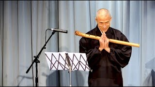 Shakuhachi Flute Grandmaster Performs [upl. by Terrene124]