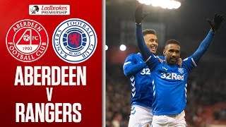 Aberdeen 24 Rangers  Penalties and Two Red Cards as Defoe Secures Points  Ladbrokes Premiership [upl. by Annaillil773]