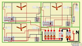 complete electrical house wiring diagram [upl. by Cordle816]