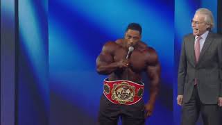 Roelly quotThe Beastquot Winklaar First Ever MrOlympia Peoples Champion 2018 [upl. by Tybie69]