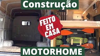 Construção do Motorhome artesanal mais lindo e barato do Brasil em 7 minutos DIY [upl. by Ethe]