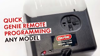 How to Program A Genie Remote to your Garage Door Opener [upl. by Foley930]