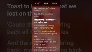 Memories by Maroon 5 lyrics shorts memories [upl. by Ateuqram]