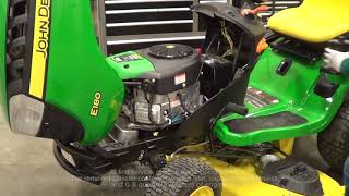 How to Change the Easy Change Oil System  John Deere [upl. by Nigrom392]