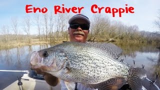 Crappie Fishing North Carolinas Eno River [upl. by Atinrehs629]