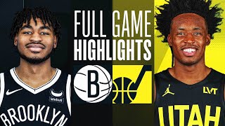 NETS at JAZZ  FULL GAME HIGHLIGHTS  December 18 2023 [upl. by Elisa]