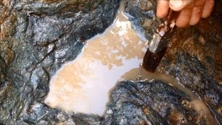 Alluvial Gold Prospecting  How and Where to Find Good Gold in a Running Creek [upl. by Yanrahc]