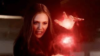 Scarlet Witch  All Scenes Powers 1  The Avengers Age of Ultron [upl. by Llevert]