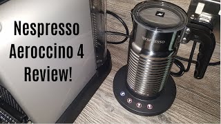 Nespresso Aeroccino 4 Milk Frother Review  Worth upgrading from the Aeroccino 3 [upl. by Lynda]