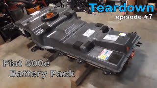 Fiat 500e  Teardown  episode 7  Battery Pack [upl. by Nagah993]