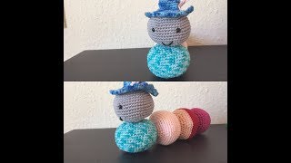 Tuto chenille au crochet [upl. by Xerxes]