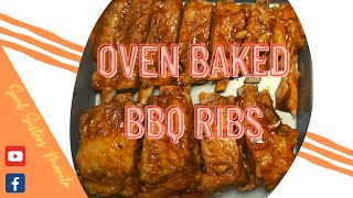 Easy OvenBaked BBQ Ribs [upl. by Gustie]