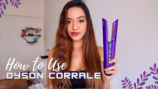 How To Use The New Dyson Corrale Straightener [upl. by Katherina]