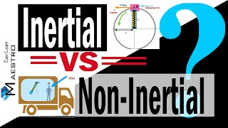 Inertial vs Non Inertial Frame of Reference  why and when to use Pseudo Forces  Physics [upl. by Hadsall375]