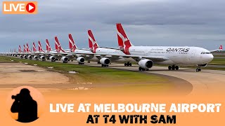 🔴LIVE Plane Spotting at MELBOURNE AIRPORT AUSTRALIA [upl. by Loss]