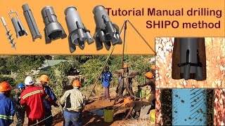 Tutorial manual borehole drilling SHIPO method [upl. by Alithea]