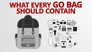 Know the complete Emergency Go Bag Checklist [upl. by Aubin]