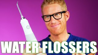 Dentist Reviews WATER FLOSSER For Teeth vs String Floss Before amp After of Plaque Removal Efficacy [upl. by Franklin]