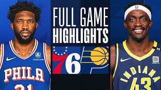 76ERS at PACERS  FULL GAME HIGHLIGHTS  January 25 2024 [upl. by Lavena226]