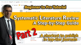 Systematic Literature Review using PRISMA A StepbyStep Guide PART 2 Handson Experience [upl. by Kathye401]