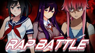 【RAP BATTLE】 The Yandere Rap Battle Part 1 [upl. by Aniuqal]