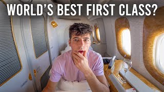 I Flew Emirates FIRST Class amp It Cost £ World’s BEST First Class [upl. by Tengler]