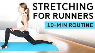 10Minute Guided Stretching Routine for Runners [upl. by Longawa]