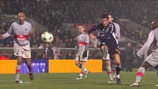 Yohan Gourcuffs incredible goal vs PSG 11Jan2009 [upl. by Anitselec]