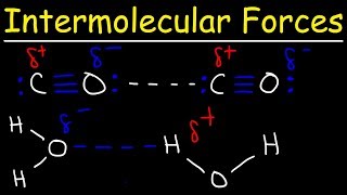 Intermolecular Forces  Hydrogen Bonding Dipole Dipole Interactions  Boiling Point amp Solubility [upl. by Amuh]