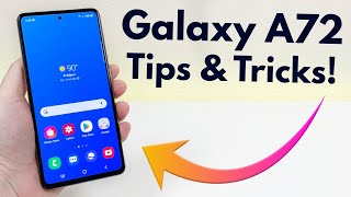 Samsung Galaxy A72  Tips amp Tricks Hidden Features [upl. by Rotberg668]