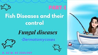 Part1 Fish Diseases amp their Control Fungal Diseases in FishesDermatomycosesAquacultureMSc BSc [upl. by Nam]