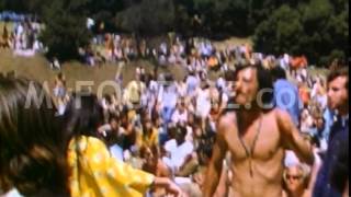 1960s Hippies Dancing at Festival [upl. by Marla]