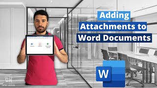 Adding Attachments to a Word Document [upl. by Biebel]